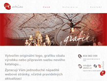 Tablet Screenshot of pk-atelier.cz